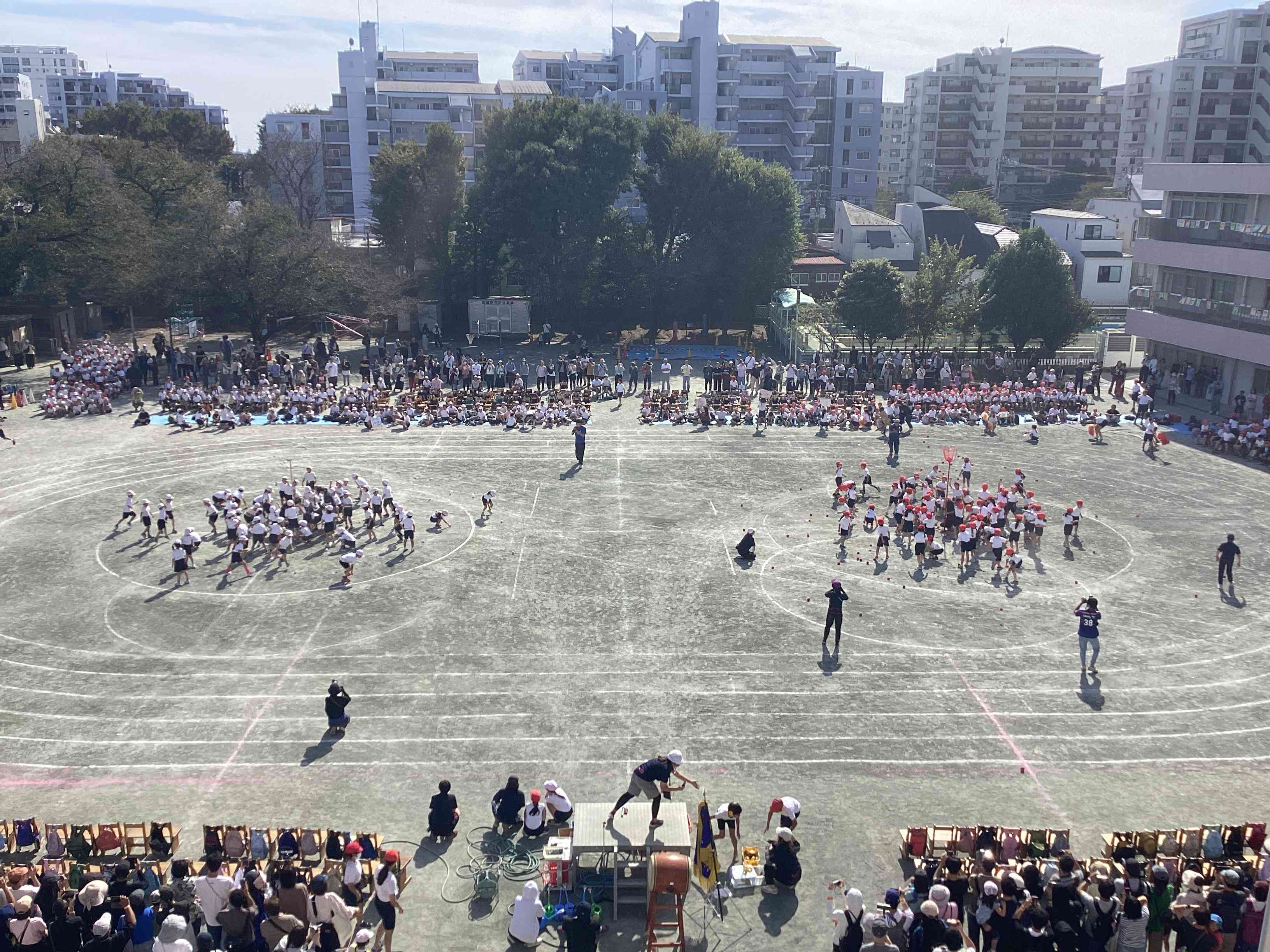 1年生玉入れ